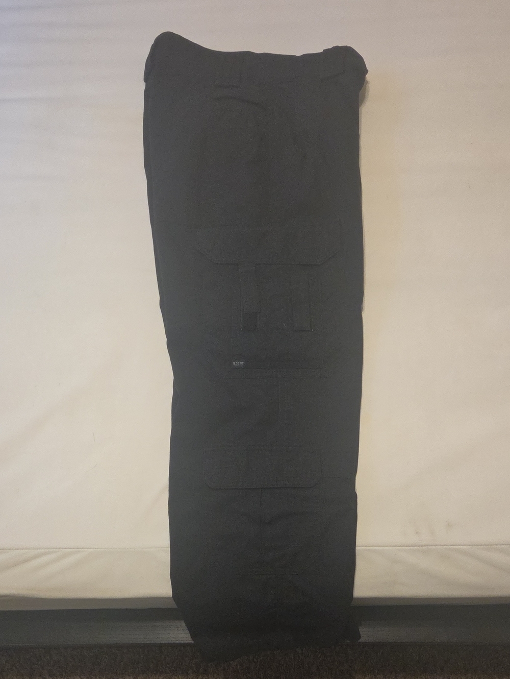 5.11 Tactical Black Cargo Pants with Multi-Pocket Utility Design